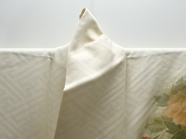  牡丹模様刺繍訪問着